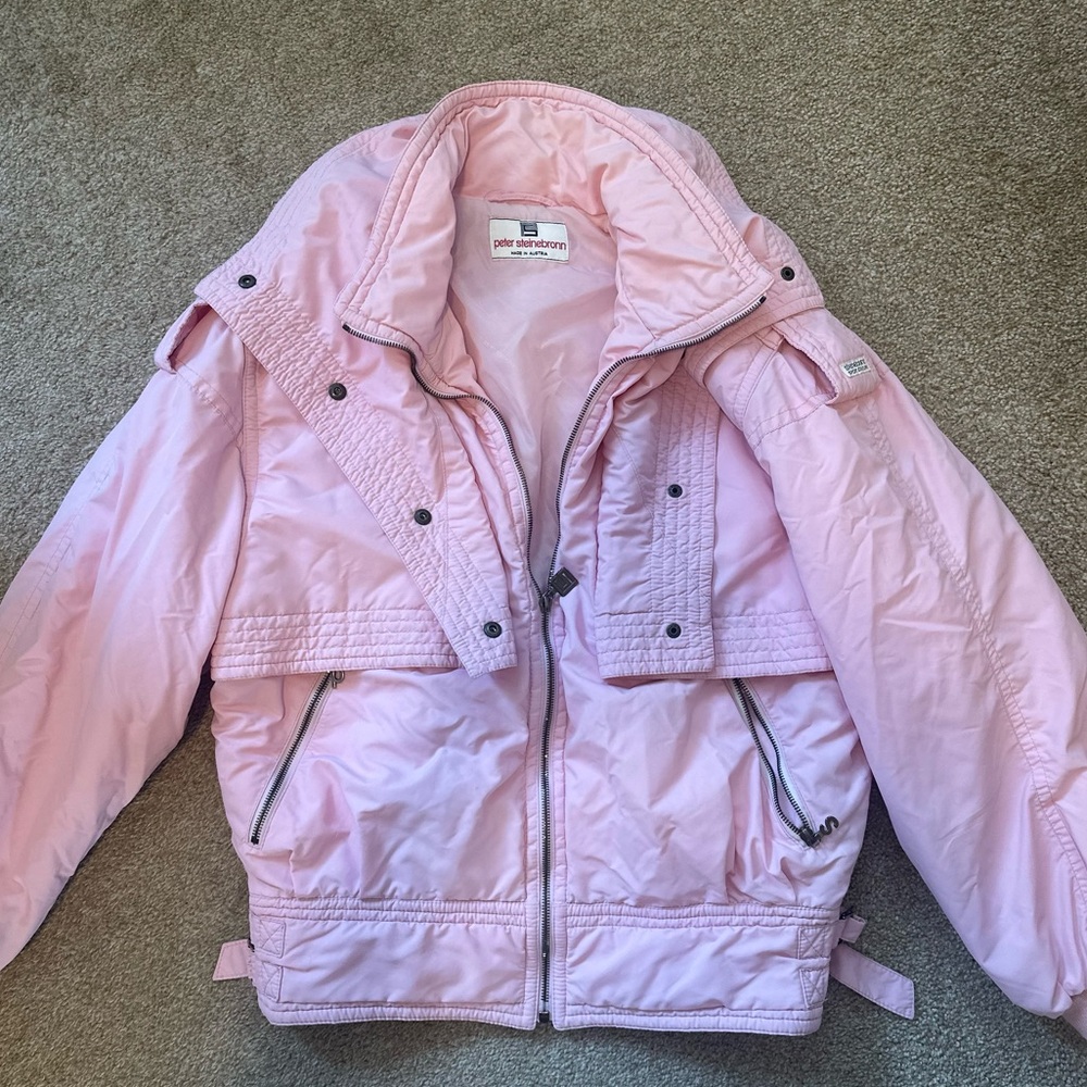 Pink Ski Jacket - Peter Steinebronn Sport Couture